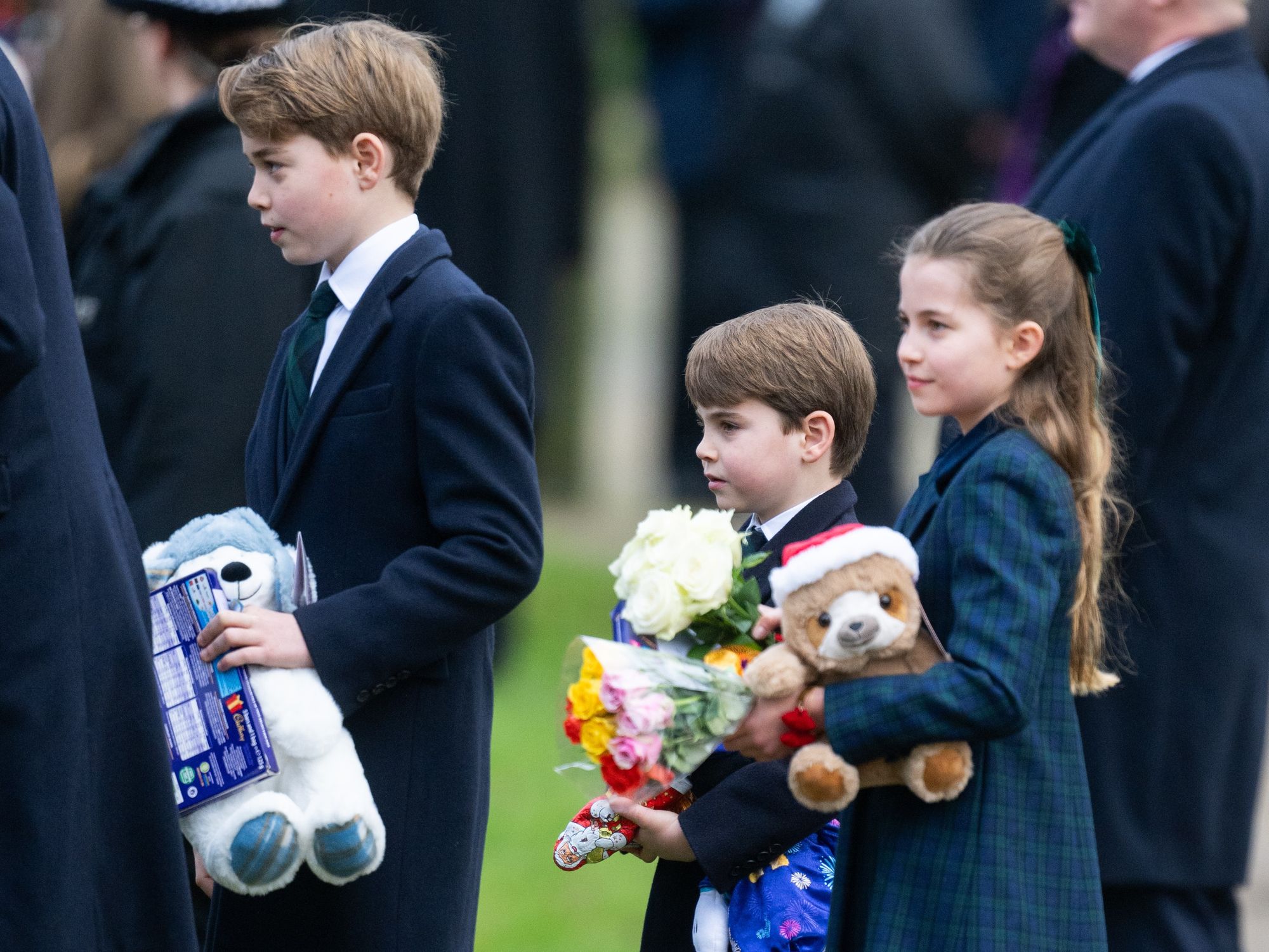 Prince George, Princess Charlotte and Prince Louis