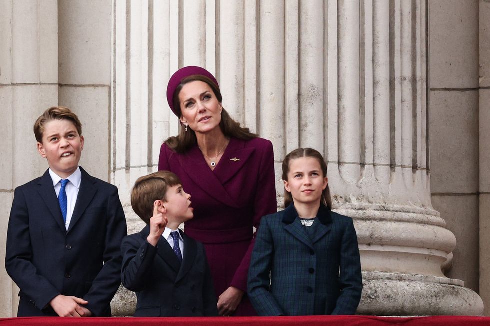 Prince George, Princess Charlotte and Prince Louis