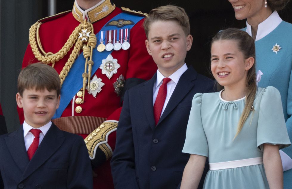 Prince George, Princess Charlotte and Prince Louis