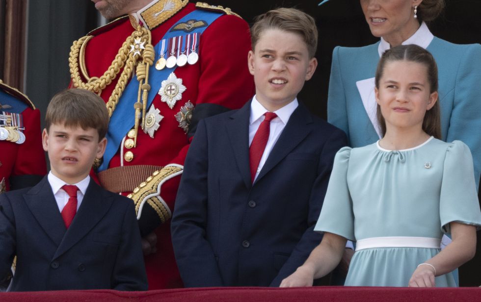 Prince George, Princess Charlotte and Prince Louis