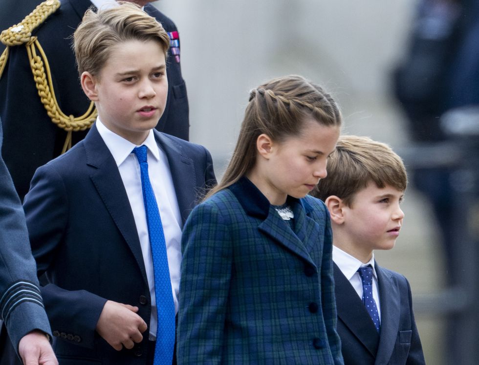 Prince George, Princess Charlotte and Prince Louis