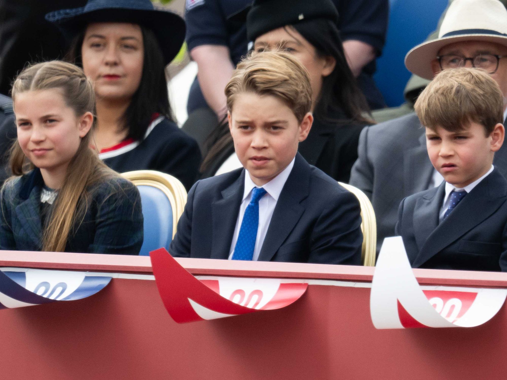 Prince George, Princess Charlotte and Prince Louis