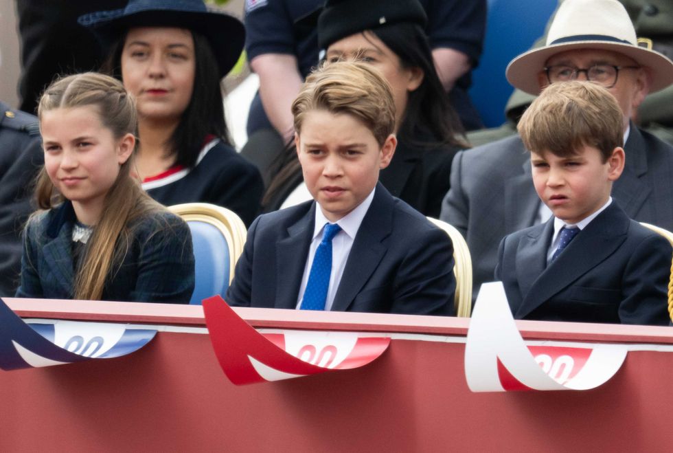 Prince George, Princess Charlotte and Prince Louis