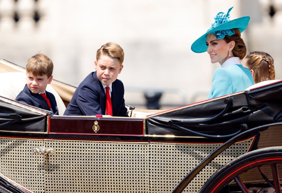 Prince George, Princess Charlotte and Prince Louis.