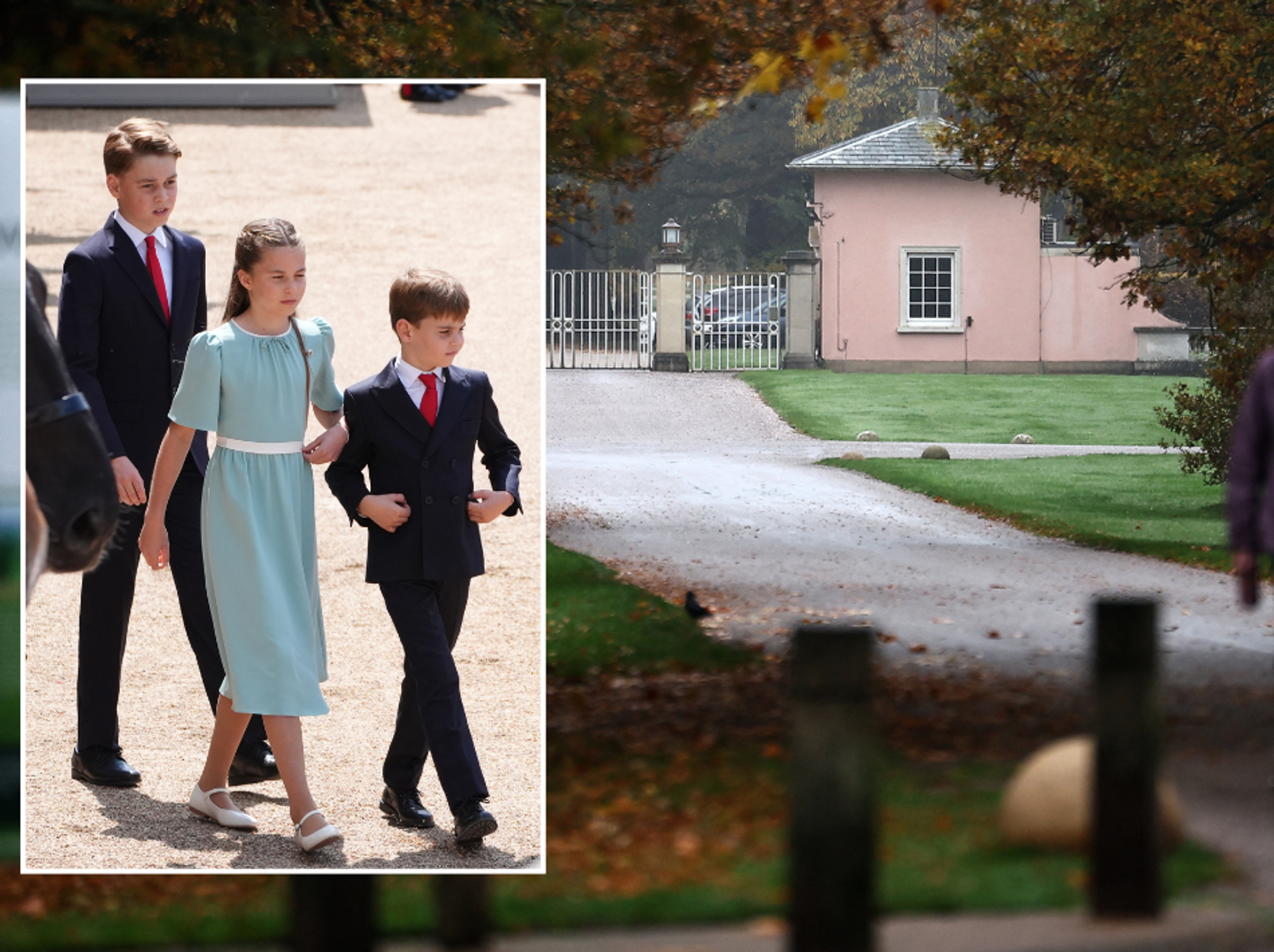 Prince George, Princess Charlotte and Prince Louis