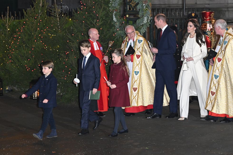 Prince George, Princess Charlotte, Prince Louis, Prince William, Kate Middleton