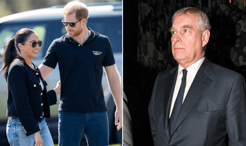 Prince Harry and Andrew Mountbatten-Windsor