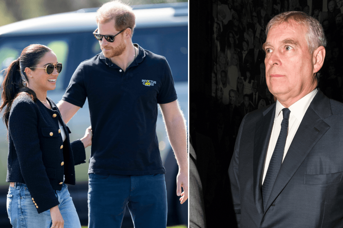 Prince Harry and Andrew Mountbatten-Windsor