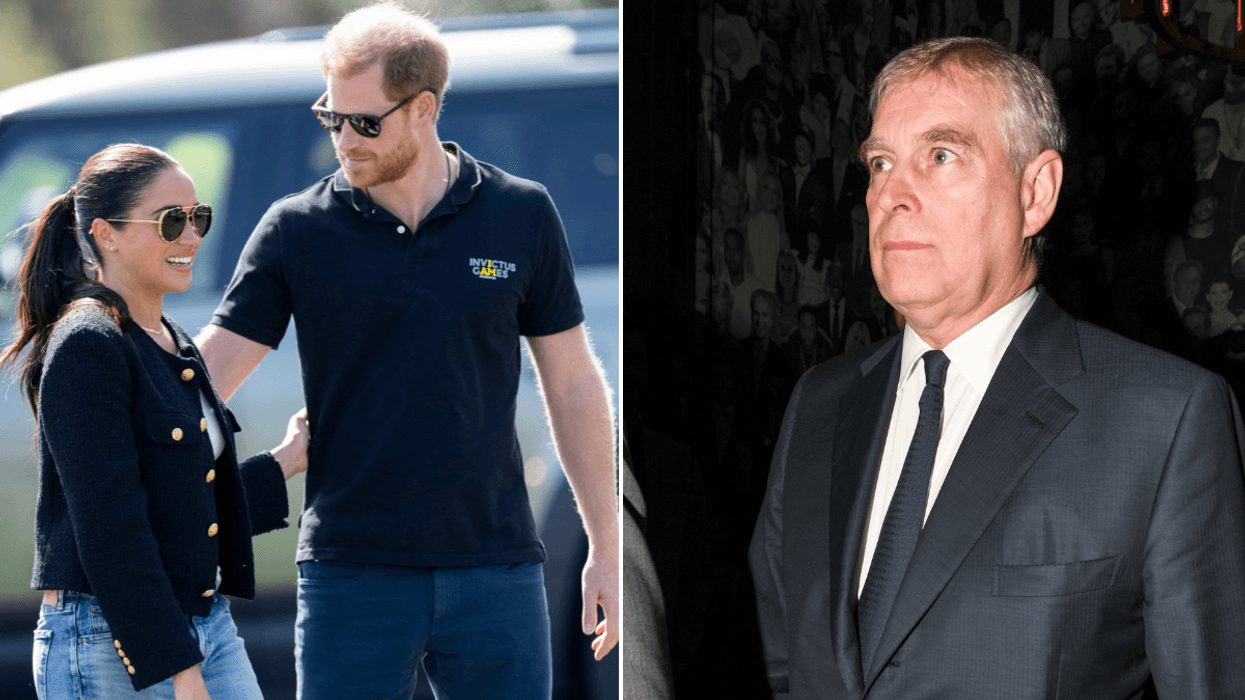 Prince Harry and Andrew Mountbatten-Windsor