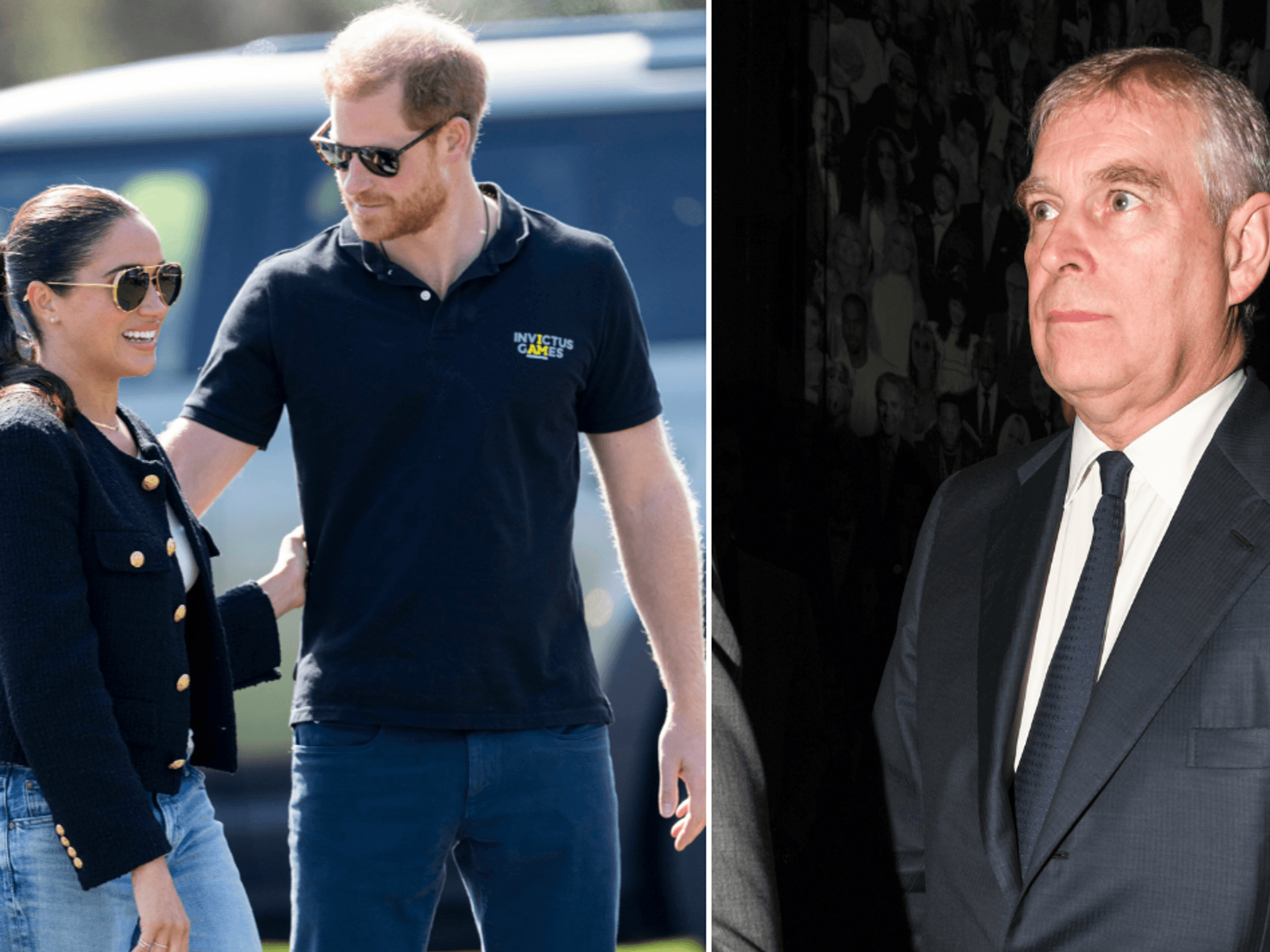 Prince Harry and Andrew Mountbatten-Windsor