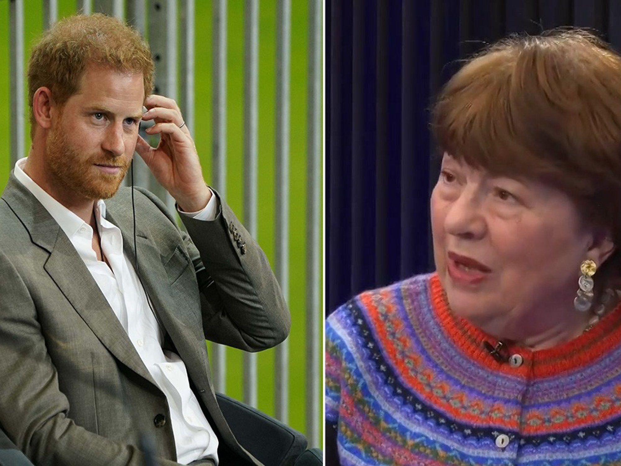 Prince Harry and Angela Levin