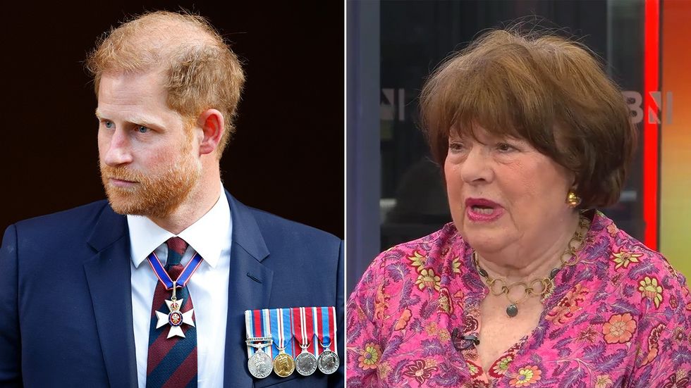 Prince Harry and Angela Levin