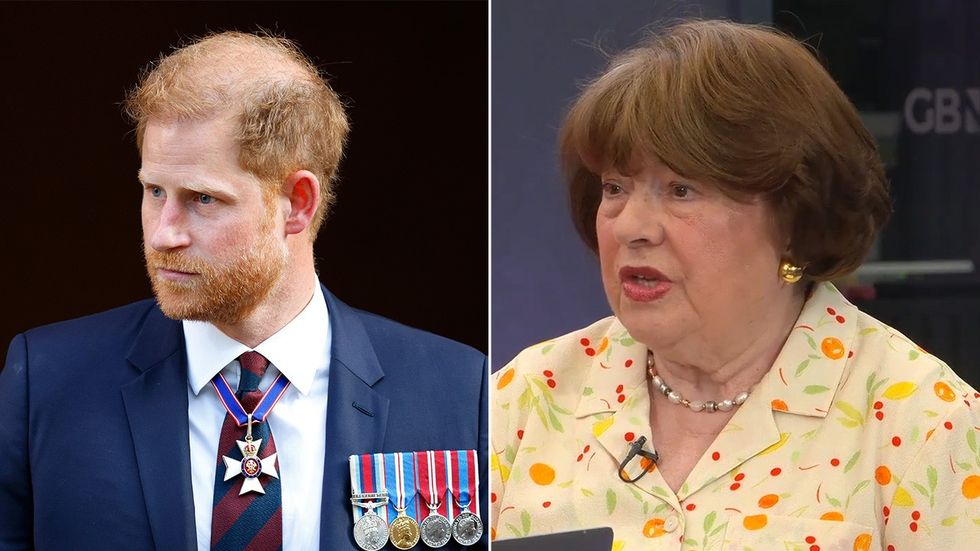 Prince Harry and Angela Levin
