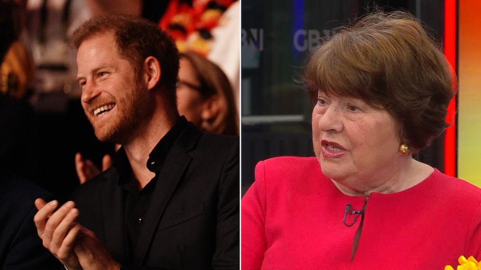 Prince Harry and Angela Levin