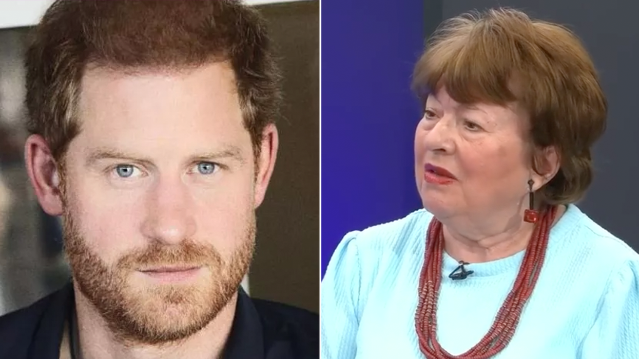 Prince Harry and Angela Levin