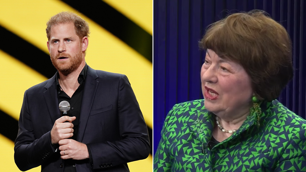 Prince Harry and Angela Levin