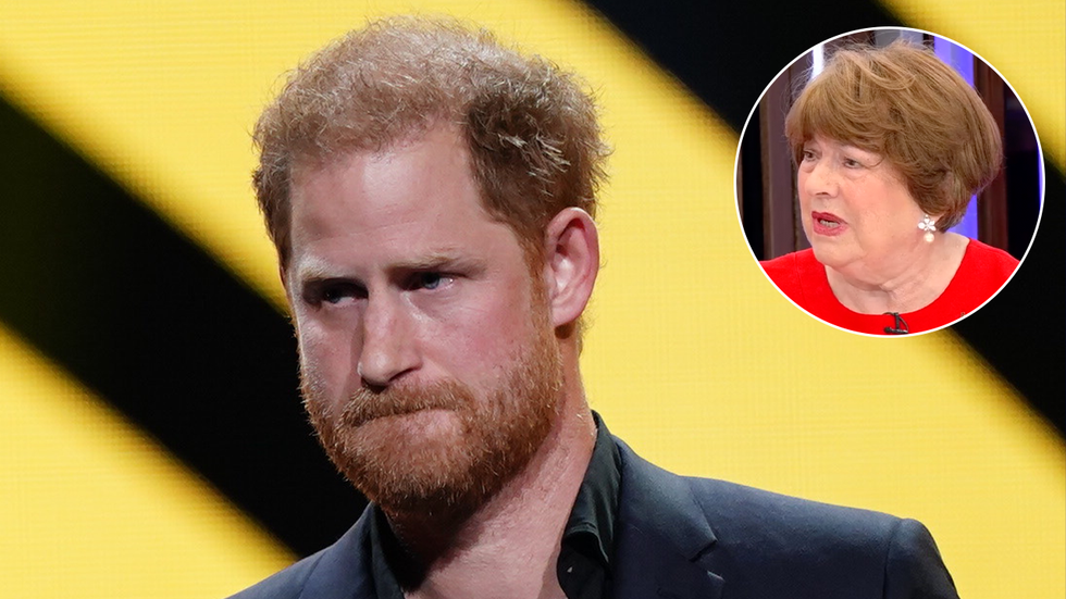 Prince Harry and Angela Levin