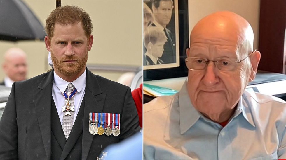 Prince Harry and Charles Rae