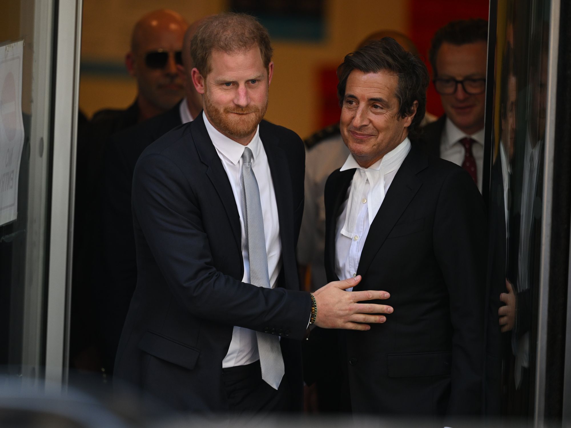Prince Harry and David Sherborne