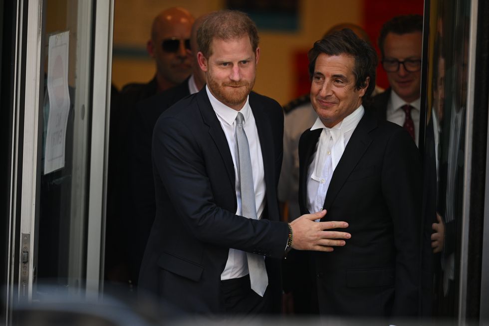 Prince Harry and David Sherborne
