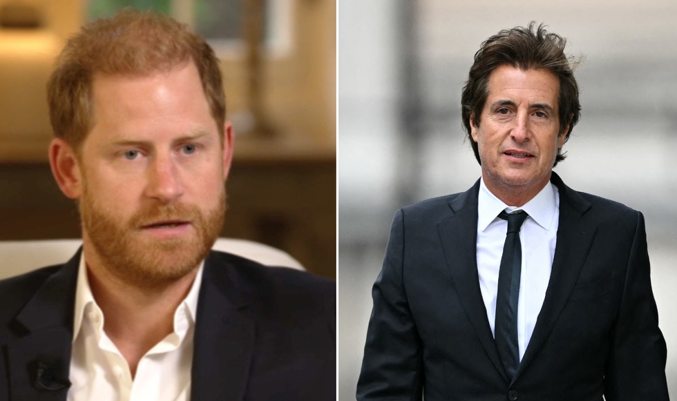 Prince Harry and David Sherborne