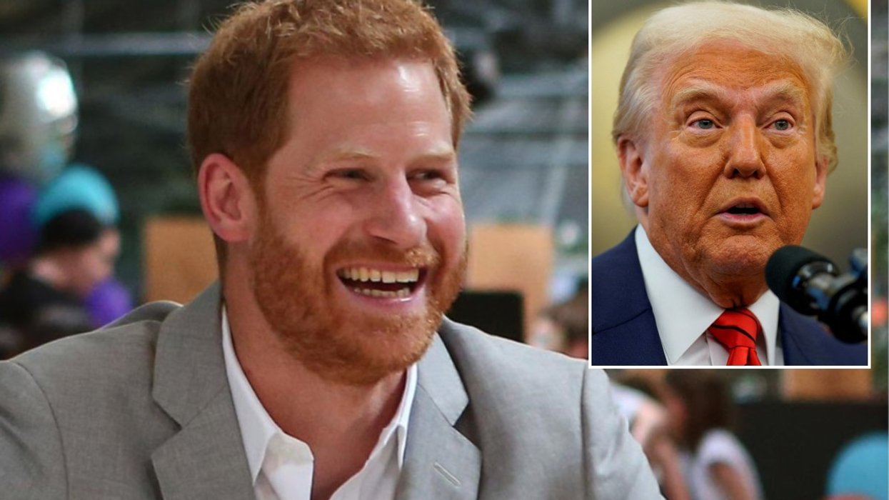 Prince Harry and Donald Trump