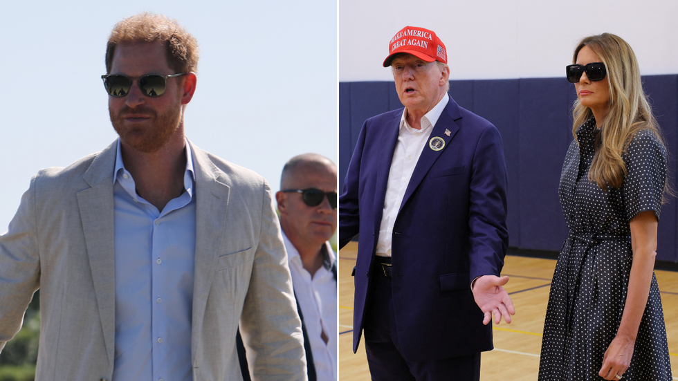 Prince Harry and Donald Trump