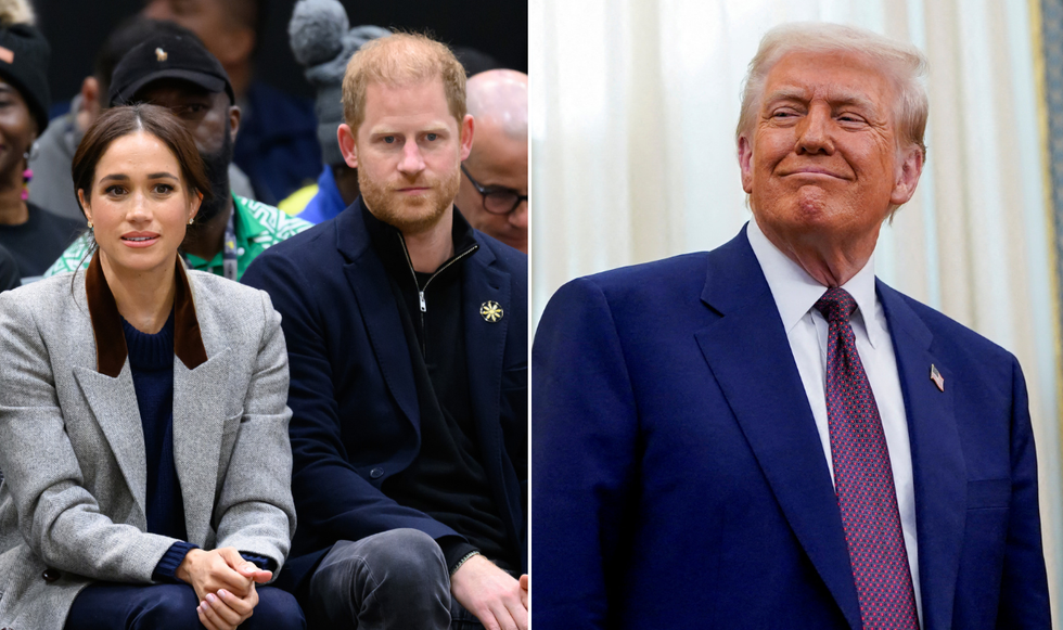 Prince Harry and Donald Trump