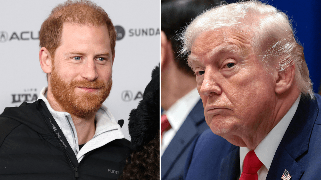 Prince Harry and Donald Trump