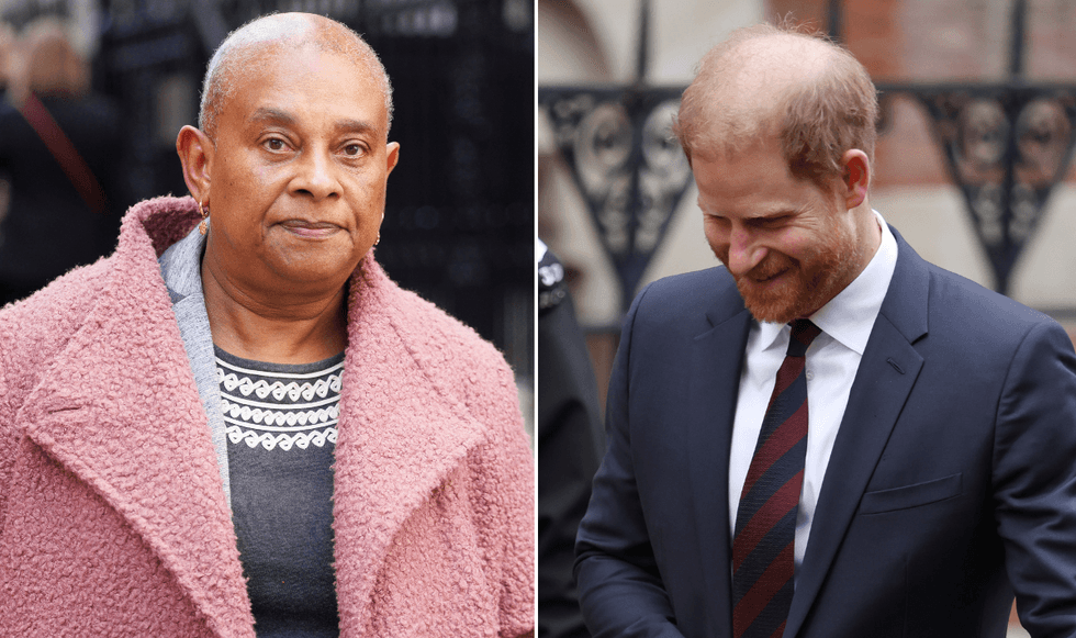 Prince Harry and Doreen Lawrence