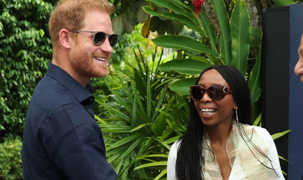 Prince Harry and Dr Sophie Chandauka
