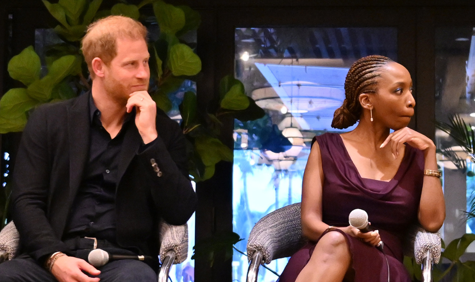 Prince Harry and Dr Sophie Chandauka