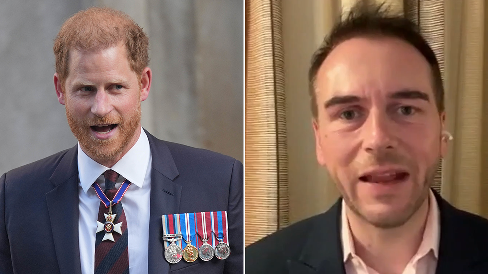 Prince Harry and Grant Harrold