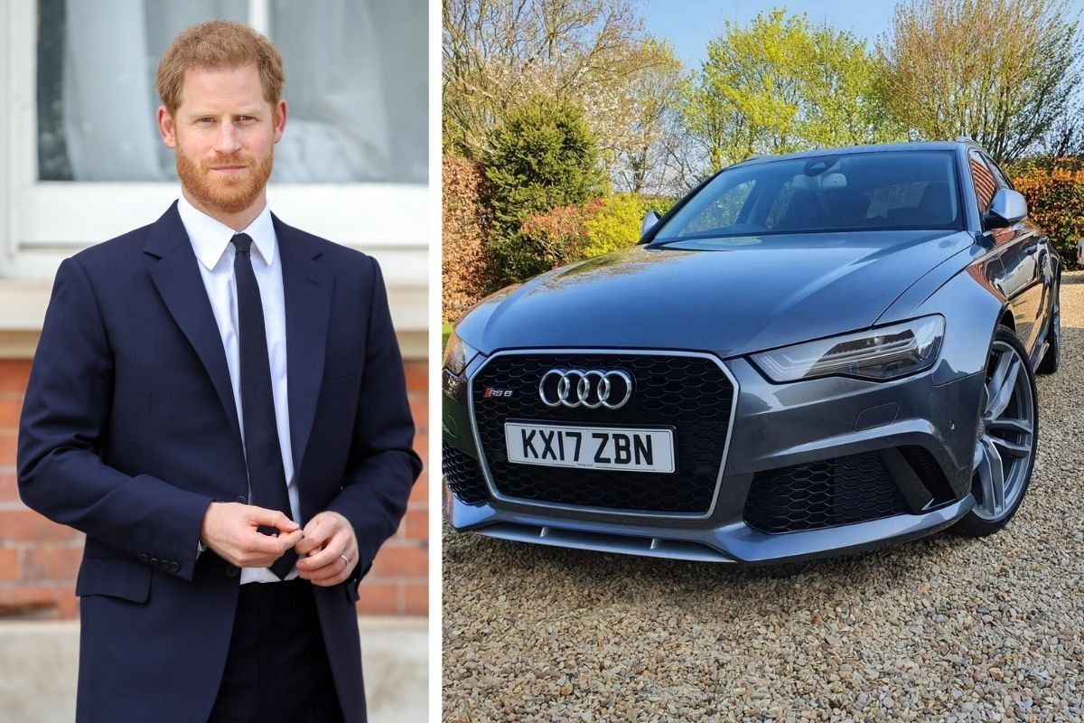 Prince Harry and his old Audi RS6 