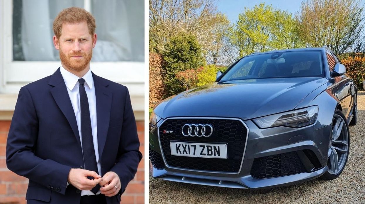 Prince Harry and his old Audi RS6