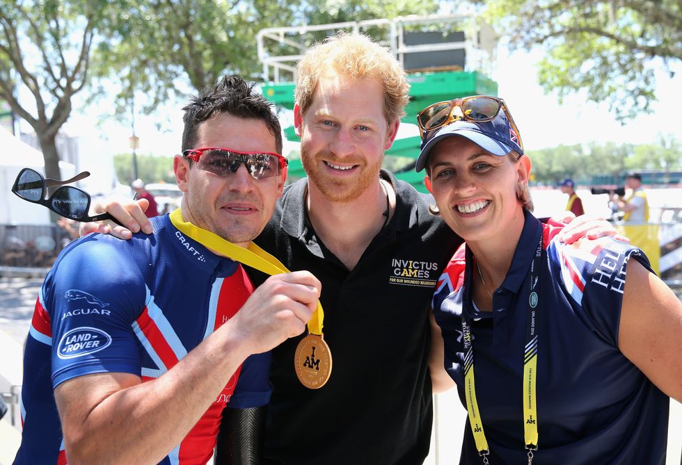 Prince Harry and Jaco van Gass