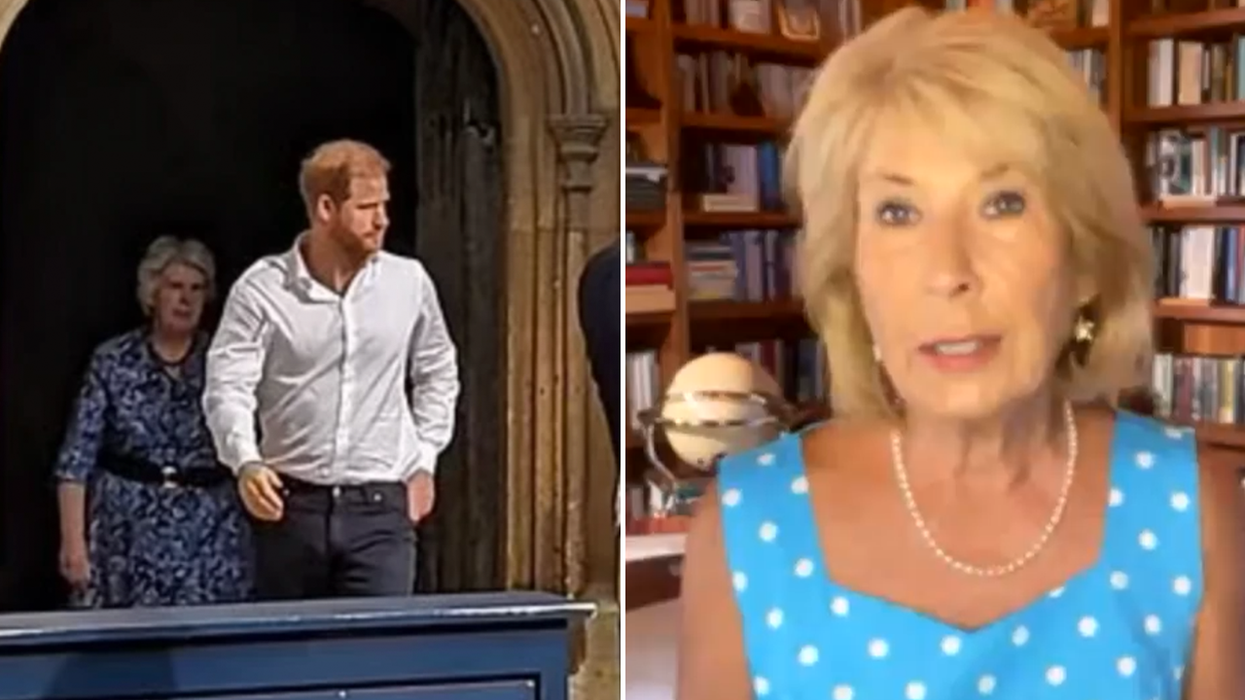 Prince Harry and Jennie Bond