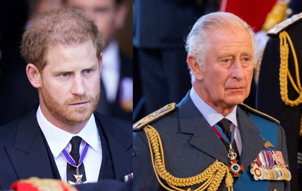 Prince Harry and King Charles III