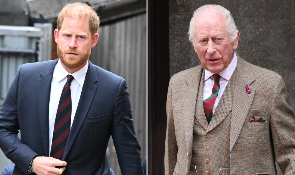 Prince Harry and King Charles