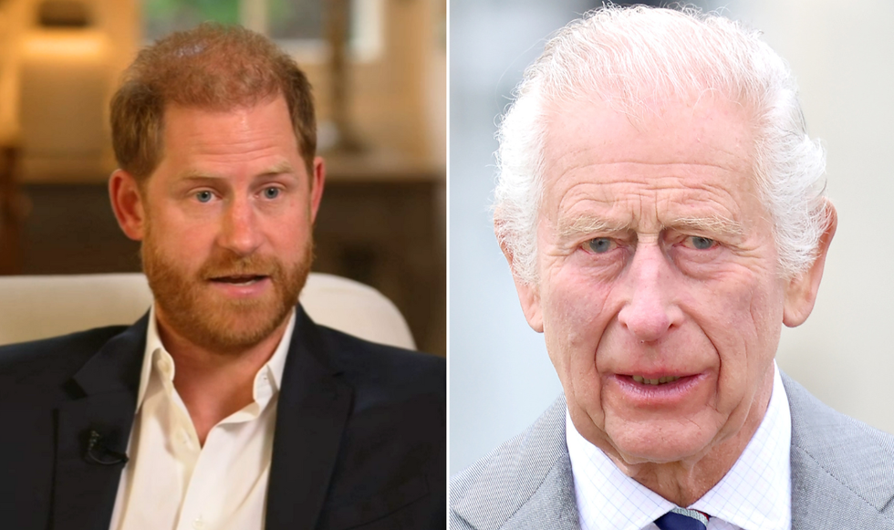 Prince Harry and King Charles