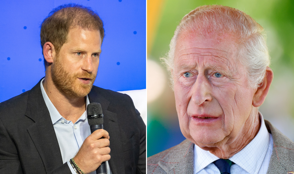 Prince Harry and King Charles