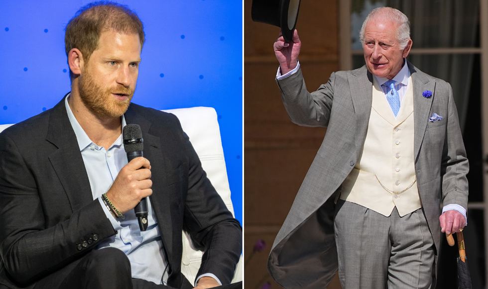 Prince Harry and King Charles