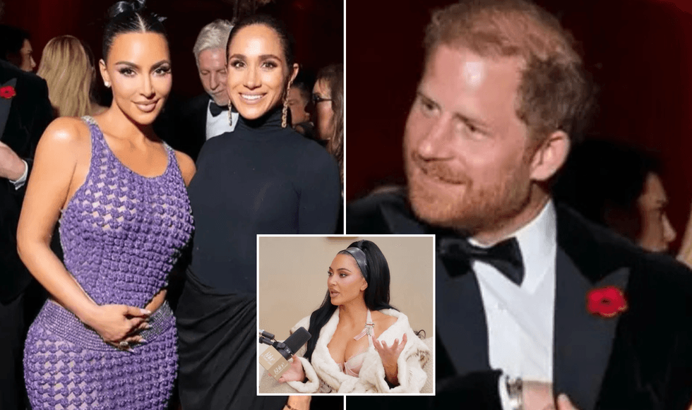 Prince Harry and Meghan Markle and Kim Kardashian