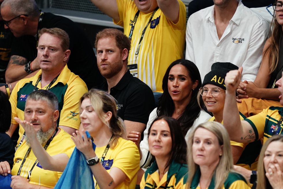 Prince Harry and Meghan Markle at the Invictus Games