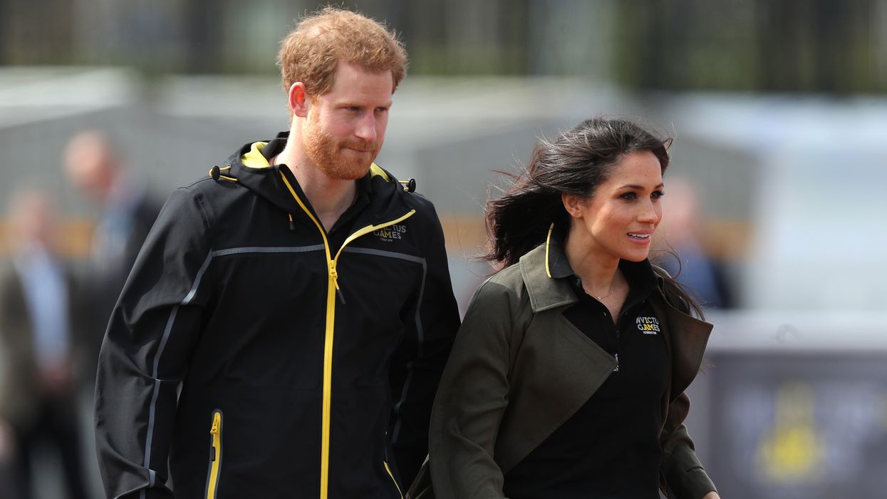 Prince Harry and Meghan Markle at the University of Bath Sports Training Village, Bath, for the UK team trials for the Invictus Games Sydney 2018