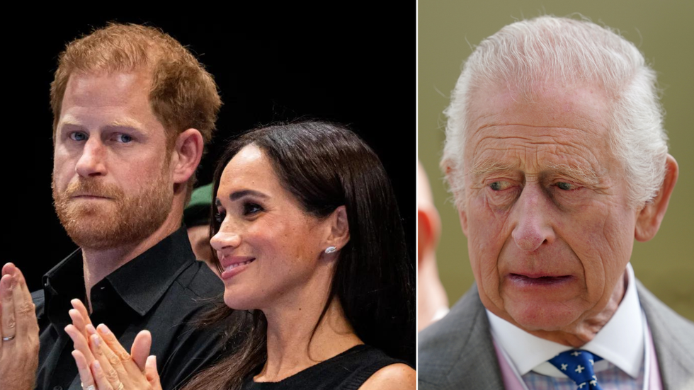 Prince Harry and Meghan Markle/King Charles