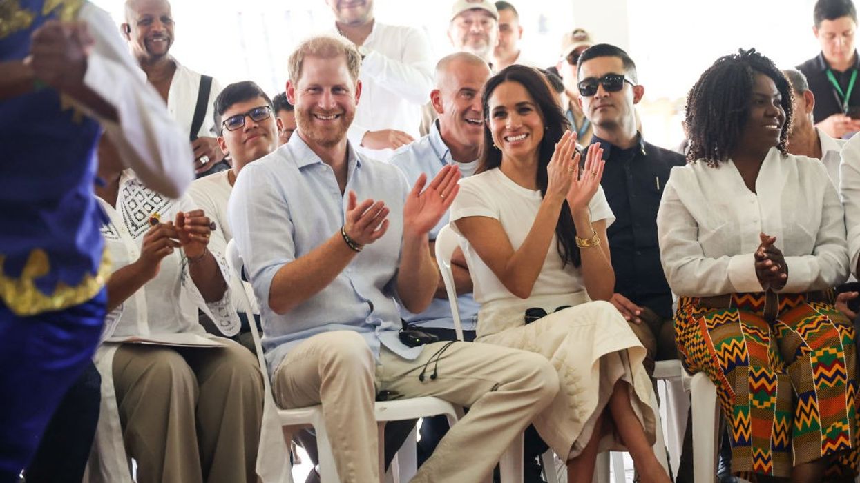 Prince Harry and Meghan Markle seen at the Unidad Recreativa El Vallado