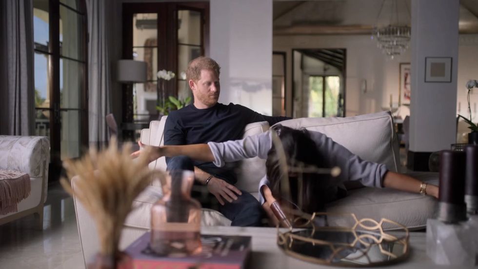 Prince Harry and Meghan Markle should be the ones apologising for subjecting people to their \u201cweird psychodramas\u201d, Fraser Myers has said.