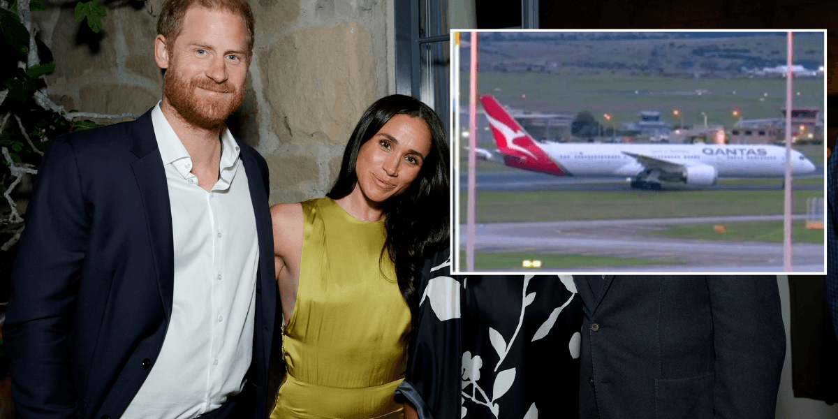 Prince Harry and Meghan Markle land in Melbourne after taking commercial flight Prince Harry and Meghan Markle land in Melbourne after taking commercial flight