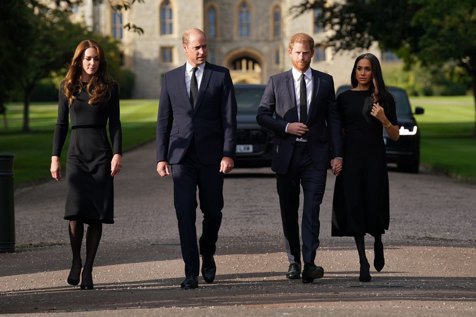 Prince Harry and Meghan told Kate and William about the pregnancy on the day of Princess Eugenie's wedding